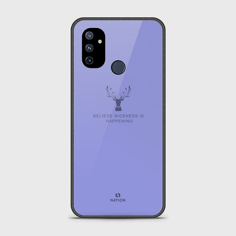 OnePlus Nord N100 Cover- Nice Series - HQ Ultra Shine Premium Infinity Glass Soft Silicon Borders Case