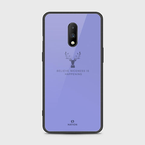 OnePlus 7 Cover - Nice Series - HQ Ultra Shine Premium Infinity Glass Soft Silicon Borders Case