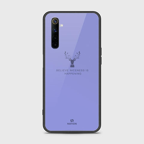 Realme 6 Cover - Nice Series - HQ Ultra Shine Premium Infinity Glass Soft Silicon Borders Case