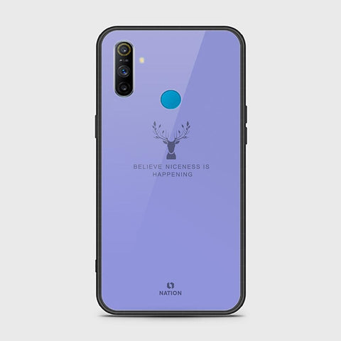 Realme C3 Cover - Nice Series - HQ Ultra Shine Premium Infinity Glass Soft Silicon Borders Case