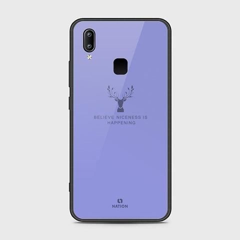 Vivo Y95 Cover - Nice Series - HQ Ultra Shine Premium Infinity Glass Soft Silicon Borders Case