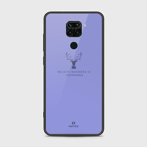 Xiaomi Redmi Note 9 Cover - Nice Series - HQ Ultra Shine Premium Infinity Glass Soft Silicon Borders Case