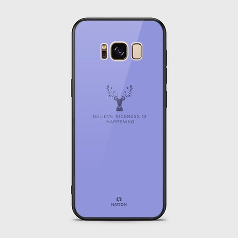 Samsung Galaxy S8 Cover - Nice Series - HQ Ultra Shine Premium Infinity Glass Soft Silicon Borders Case