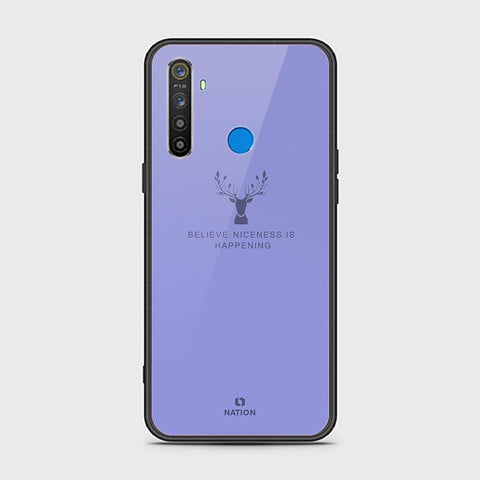 Realme 5i Cover - Nice Series - HQ Ultra Shine Premium Infinity Glass Soft Silicon Borders Case