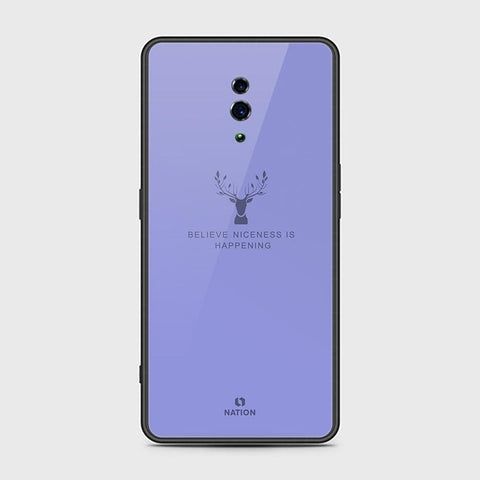 Oppo Reno Cover - Nice Series - HQ Ultra Shine Premium Infinity Glass Soft Silicon Borders Case