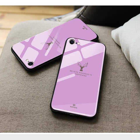 Oppo A1 Pro  Cover- Nice Series - HQ Ultra Shine Premium Infinity Glass Soft Silicon Borders Case