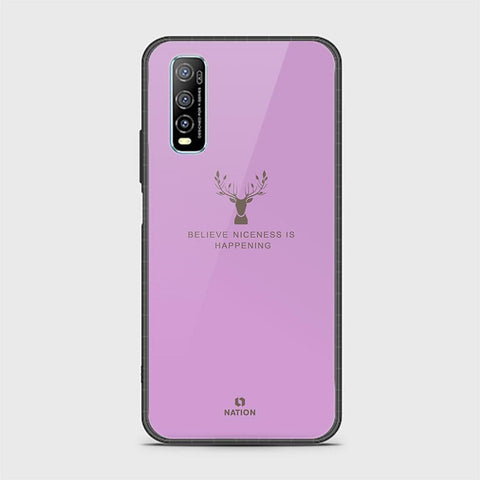 Vivo Y70s Cover - Nice Series - HQ Ultra Shine Premium Infinity Glass Soft Silicon Borders Case