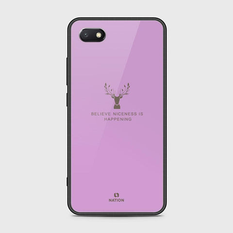 Huawei Y5 Prime 2018 Cover - Nice Series - HQ Ultra Shine Premium Infinity Glass Soft Silicon Borders Case