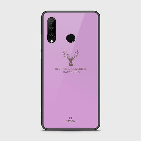 Huawei P30 lite Cover - Nice Series - HQ Ultra Shine Premium Infinity Glass Soft Silicon Borders Case