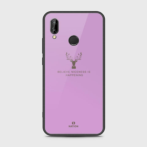 Huawei P20 Lite Cover - Nice Series - HQ Ultra Shine Premium Infinity Glass Soft Silicon Borders Case
