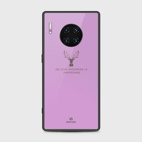 Huawei Mate 30 Pro Cover - Nice Series - HQ Ultra Shine Premium Infinity Glass Soft Silicon Borders Case