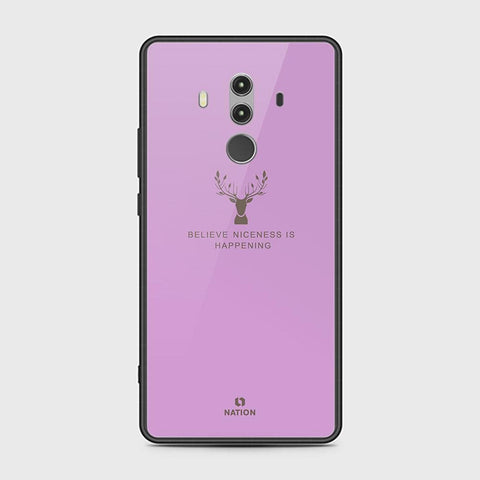 Huawei Mate 10 Pro Cover - Nice Series - HQ Ultra Shine Premium Infinity Glass Soft Silicon Borders Case