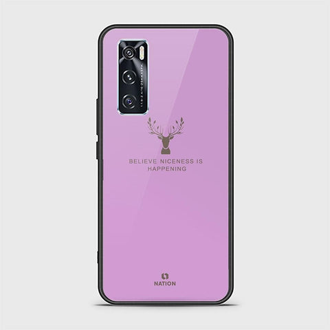 Vivo V20 SE Cover - Nice Series - HQ Ultra Shine Premium Infinity Glass Soft Silicon Borders Case