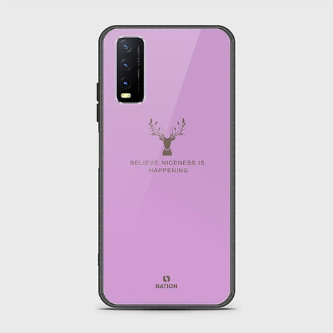 Vivo Y20T Cover - Nice Series - HQ Ultra Shine Premium Infinity Glass Soft Silicon Borders Case