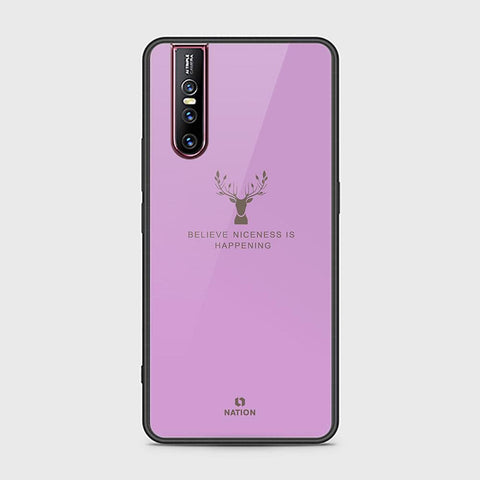 Vivo V15 Pro Cover - Nice Series - HQ Ultra Shine Premium Infinity Glass Soft Silicon Borders Case