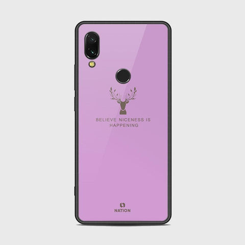 Xiaomi Redmi 7 Cover - Nice Series - HQ Ultra Shine Premium Infinity Glass Soft Silicon Borders Case