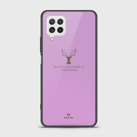 Samsung Galaxy M22 Cover - Nice Series - HQ Ultra Shine Premium Infinity Glass Soft Silicon Borders Case