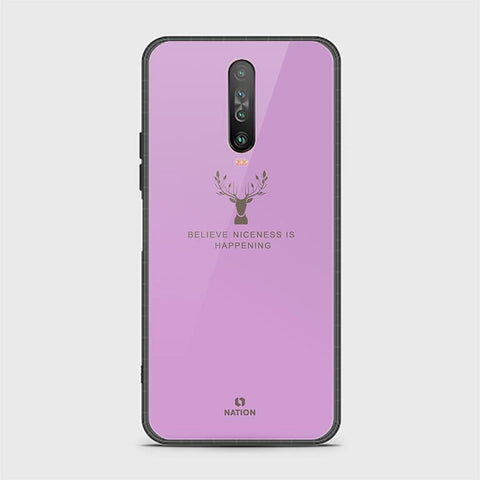 Xiaomi Redmi K30 Cover - Nice Series - HQ Ultra Shine Premium Infinity Glass Soft Silicon Borders Case