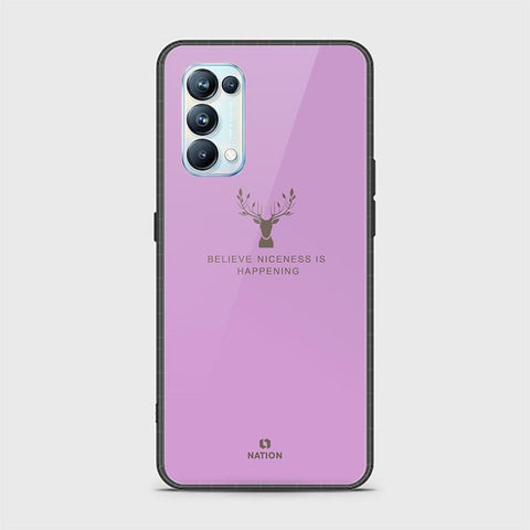 Oppo Reno 5 Pro 5G Cover - Nice Series - HQ Ultra Shine Premium Infinity Glass Soft Silicon Borders Case