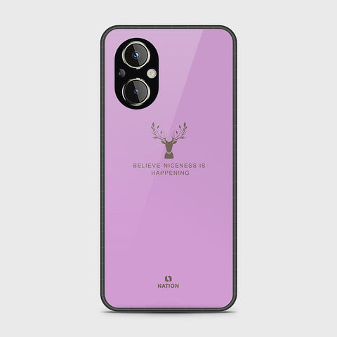 Oppo F21 Pro 5G Cover- Nice Series - HQ Ultra Shine Premium Infinity Glass Soft Silicon Borders Case