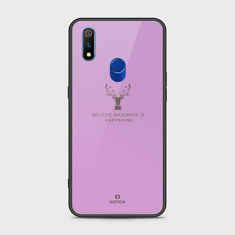 Realme 3 Pro Cover - Nice Series - HQ Ultra Shine Premium Infinity Glass Soft Silicon Borders Case