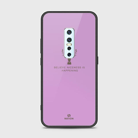 Vivo V17 Pro Cover - Nice Series - HQ Ultra Shine Premium Infinity Glass Soft Silicon Borders Case