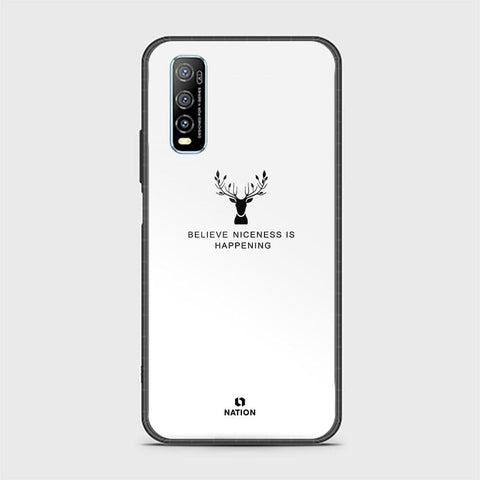 Vivo Y70s Cover - Nice Series - HQ Ultra Shine Premium Infinity Glass Soft Silicon Borders Case