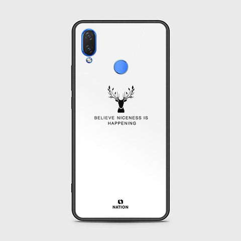 Huawei Y9 2019 Cover - Nice Series - HQ Ultra Shine Premium Infinity Glass Soft Silicon Borders Case