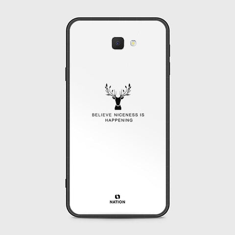 Samsung Galaxy J7 Prime Cover - Nice Series - HQ Ultra Shine Premium Infinity Glass Soft Silicon Borders Case