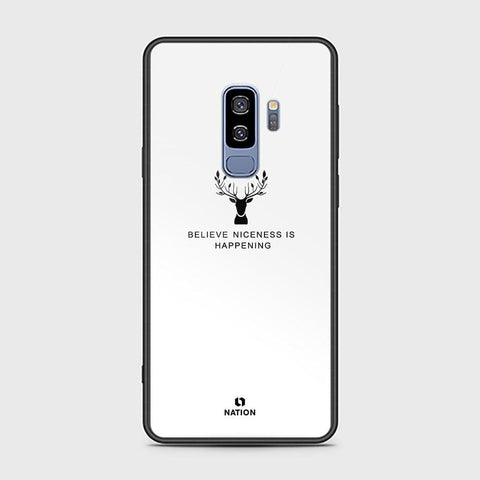 Samsung Galaxy S9 Plus Cover - Nice Series - HQ Ultra Shine Premium Infinity Glass Soft Silicon Borders Case (Fast Delivery)(FS)