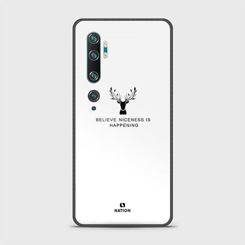 Xiaomi Mi CC9 Pro Cover - Nice Series - HQ Ultra Shine Premium Infinity Glass Soft Silicon Borders Case
