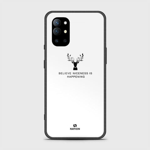 OnePlus 9R Cover - Nice Series - HQ Ultra Shine Premium Infinity Glass Soft Silicon Borders Case