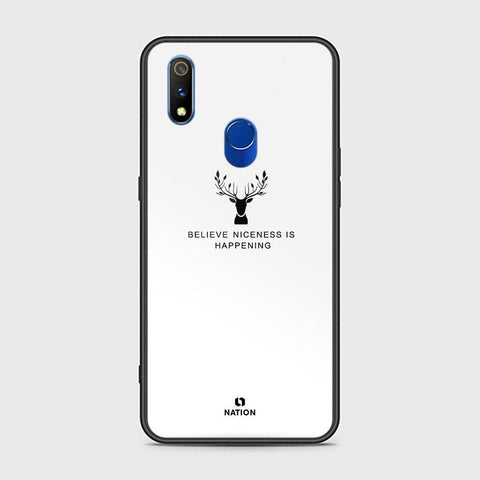 Realme 3 Pro Cover - Nice Series - HQ Ultra Shine Premium Infinity Glass Soft Silicon Borders Case