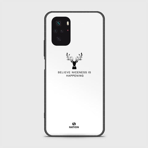 Xiaomi Redmi Note 10s Cover - Nice Series - HQ Ultra Shine Premium Infinity Glass Soft Silicon Borders Case