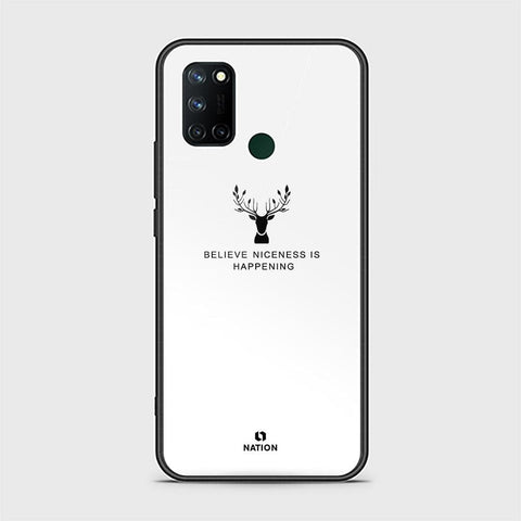 Realme 7i Cover - Nice Series - HQ Ultra Shine Premium Infinity Glass Soft Silicon Borders Case