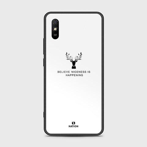 Xiaomi Redmi 9i Cover - Nice Series - HQ Ultra Shine Premium Infinity Glass Soft Silicon Borders Case