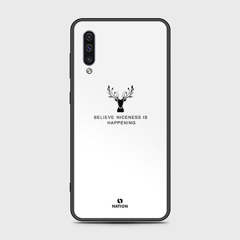 Samsung Galaxy A30s Cover - Nice Series - HQ Ultra Shine Premium Infinity Glass Soft Silicon Borders Case