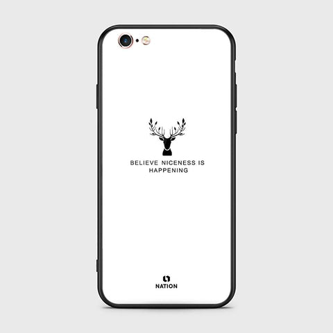 iPhone 6S / 6 Cover - Nice Series - HQ Ultra Shine Premium Infinity Glass Soft Silicon Borders Case