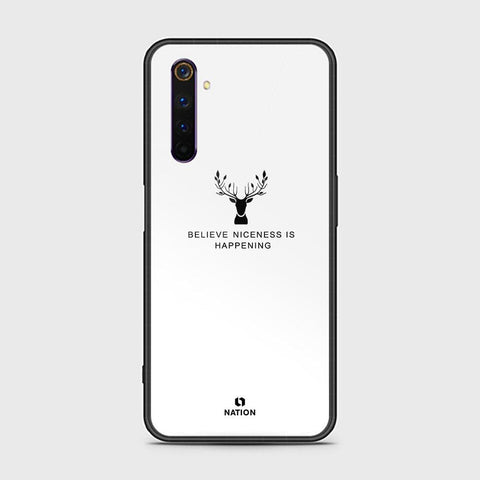 Realme 6 Pro Cover - Nice Series - HQ Ultra Shine Premium Infinity Glass Soft Silicon Borders Case