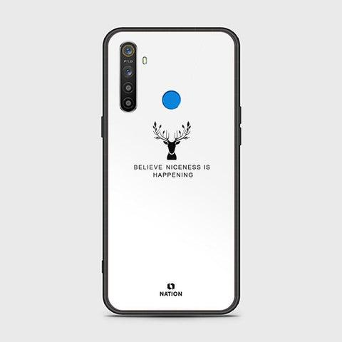 Realme 5i Cover - Nice Series - HQ Ultra Shine Premium Infinity Glass Soft Silicon Borders Case