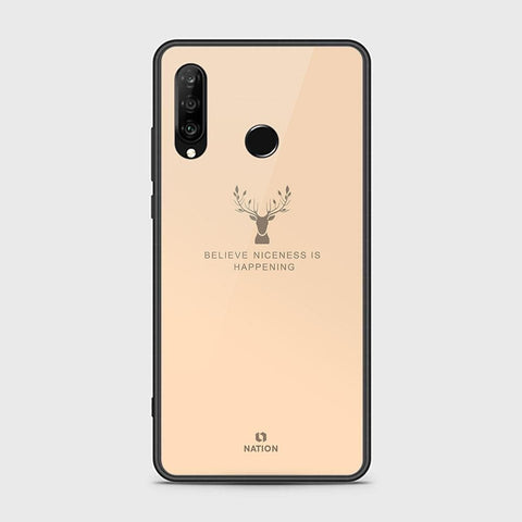 Huawei P30 lite Cover - Nice Series - HQ Ultra Shine Premium Infinity Glass Soft Silicon Borders Case