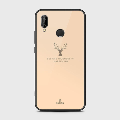 Huawei P20 Lite Cover - Nice Series - HQ Ultra Shine Premium Infinity Glass Soft Silicon Borders Case