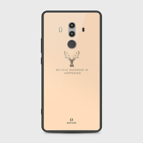 Huawei Mate 10 Pro Cover - Nice Series - HQ Ultra Shine Premium Infinity Glass Soft Silicon Borders Case