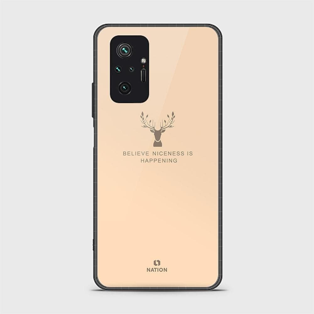 Xiaomi Redmi Note 10 Pro 4G Cover - Nice Series - D135 - HQ Ultra Shine Premium Infinity Glass Soft Silicon Borders Case ( Fast Delivery )