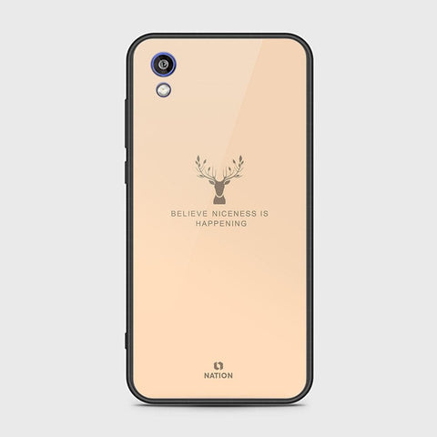 Huawei Y5 2019 Cover - Nice Series - HQ Ultra Shine Premium Infinity Glass Soft Silicon Borders Case