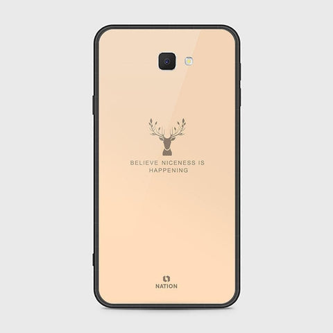 Samsung Galaxy J7 Prime Cover - Nice Series - HQ Ultra Shine Premium Infinity Glass Soft Silicon Borders Case