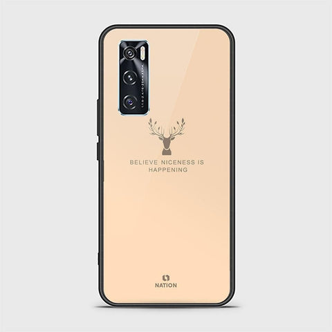 Vivo V20 SE Cover - Nice Series - HQ Ultra Shine Premium Infinity Glass Soft Silicon Borders Case