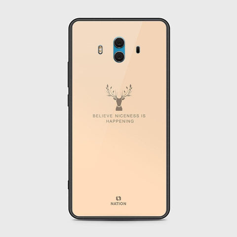 Huawei Mate 10 Cover - Nice Series - HQ Ultra Shine Premium Infinity Glass Soft Silicon Borders Case