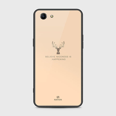 Oppo A83 Cover - Nice Series - HQ Ultra Shine Premium Infinity Glass Soft Silicon Borders Case