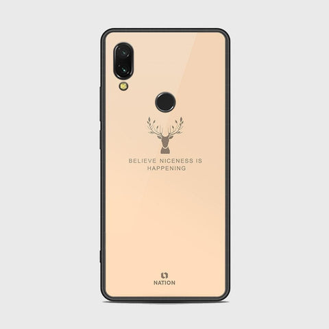 Xiaomi Redmi 7 Cover - Nice Series - HQ Ultra Shine Premium Infinity Glass Soft Silicon Borders Case